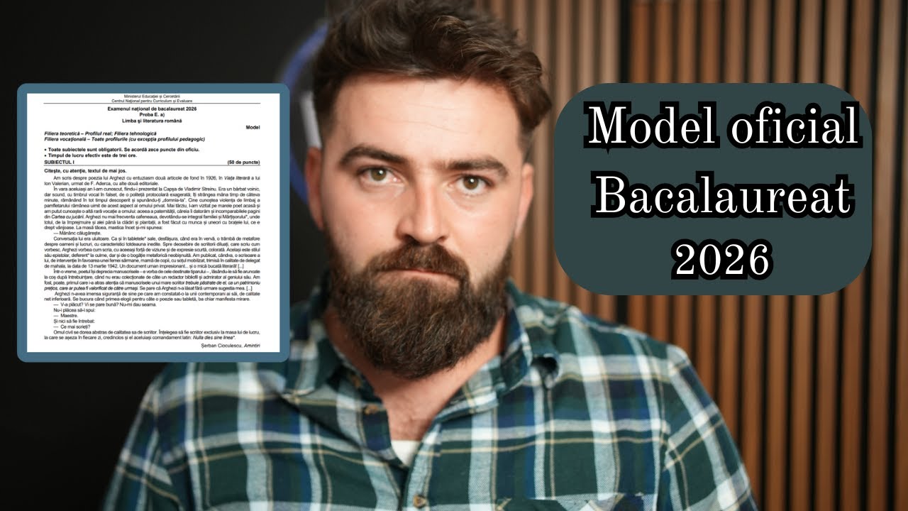 Model oficial BACALAUREAT 2026