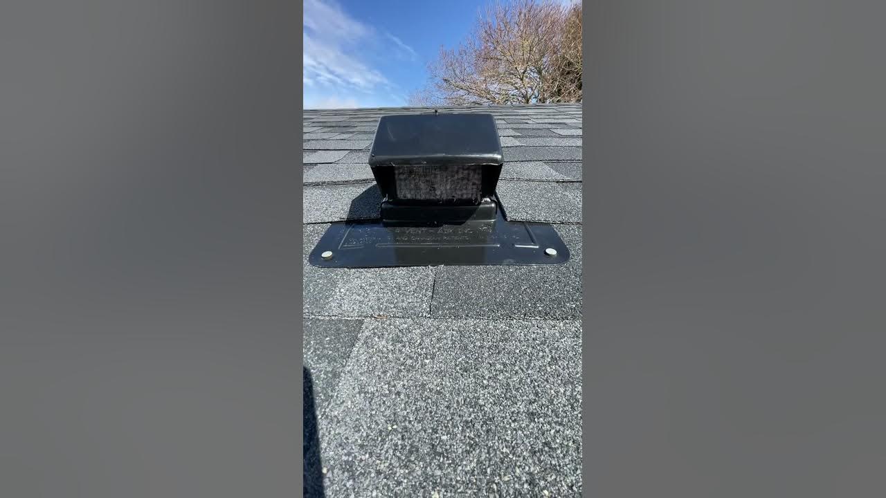 Dryer vent troubleshooting, screen on roof vent. YouTube