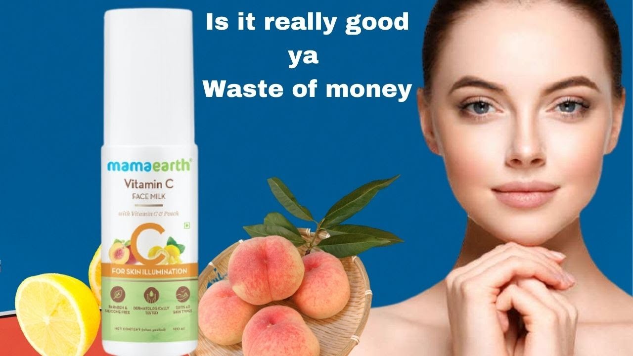 Mamaearth Vitamin C Face Milk Moisturizer Review Mamaearth Vitamin C