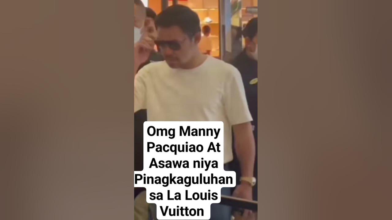Manny Pacquiao X Jinky Arrive in Louis Vuitton Crowded #shortsvideo  #shorts 