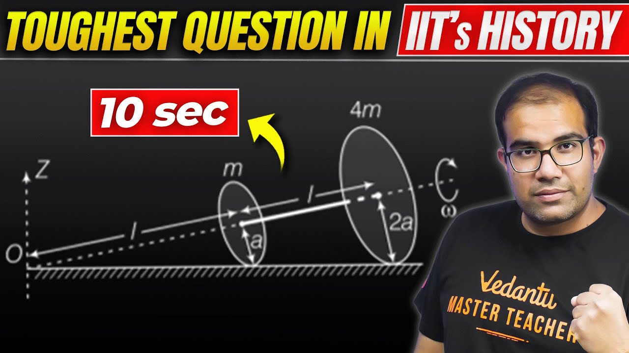 Fastest Trick to Solve JEE Advanced 2016 Question of Rotational Motion ...