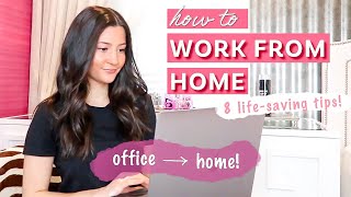 8 LIFESAVING Tips For Working From Home 2021