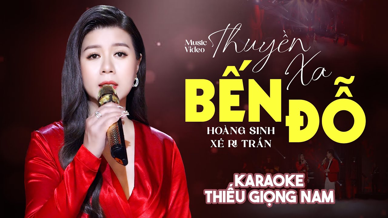 KARAOKE - THIẾU GIỌNG NAM Thuyền Xa Bến Đỗ - Hoàng Sinh ft Xê Ri Trần (BEAT CHUẨN SONG CA)