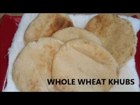 ഗോതമ്പ് ഖുബ്സ്/ Whole Wheat Khubs with out oven/ In 1 minute in bread toaster/English subtitle