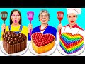 நான் vs பாட்டி சமையல் சவால் | கேக் அலங்கரிக்கும் சவால்