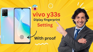 Vivo Y33s In Display Fingerprint Setting | Vivo Y33s Me Display Fingerprint Kaise Lagaen | Y33s