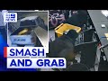 Gold coast business target of smashandgrab robbery  9 news australia