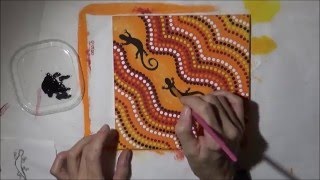 Acrylic painting on canvas board. lizard dot art. #pawgustart
#studiosilvercreek ✔subscribe to this channel here!:
https://www./subscription_cente...