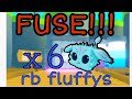 What happens if we fuse 6 rb fluffys|Pet Sim X|Roblox|