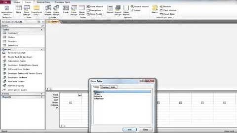 How to create a wildcard query in Microsoft Access