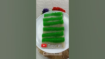 Thumbnail of RESEP PUDING HUNKWE LAPIS, PUDING HUNKWE SANTAN, ala dapur wl #shorts