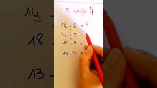Easy Math trick -5 maths shorts mathstricks