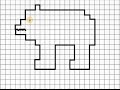 Медведь (графический диктант по клеточкам), рисуем по клеточкам медведя