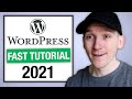 WordPress Tutorial 2021 - Make a Website in 12 Minutes