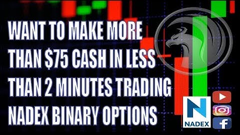 Watch me make $75 #CASH #MONEY under 2 minutes trading on NADEX binary options #easymoney #nadex