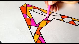 FUN with Alphabet and Colors for KIDS / #A / Creativity for KIDS