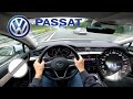 VW Passat B8 2.0 TDI DSG (150HP) | TOP SPEED ON GERMAN NO LIMIT AUTOBAHN | 232km/h