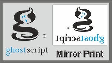 Ghostscript Tutorial : How to print mirror image from any windows computer using ghostscript