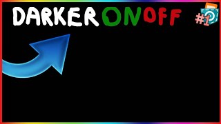 HOW TO MAKE MENU WITH WORKING DARKER ON/OFF (Pocket Code Tutorials #1)