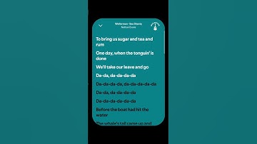 Thumbnail of Wellerman - Nathan Evans and Santiano (Spotify's Lyrics) #music #wellerman #nathanevans #santiano