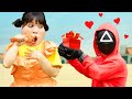 FAT DOLL LOVES BOYFRIEND - FNF vs Squid Game Real Life | Bunny Funny