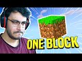 HACIENDA BUT ONLY ONE BLOCK IN THE SKY (MINECRAFT SKYBLOCK) | RAWKNEE