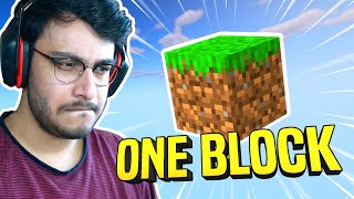 AMONG US! HACIENDA BUT ONLY ONE BLOCK IN THE SKY (MINECRAFT SKYBLOCK) | RAWKNEE