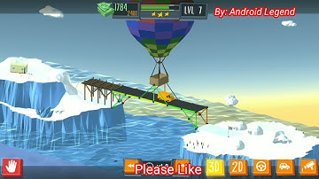 Build a Bridge Level 7 Android 3 star walk-through