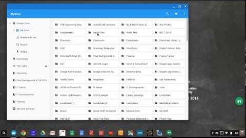 New File Manager Options ChromeOS 43