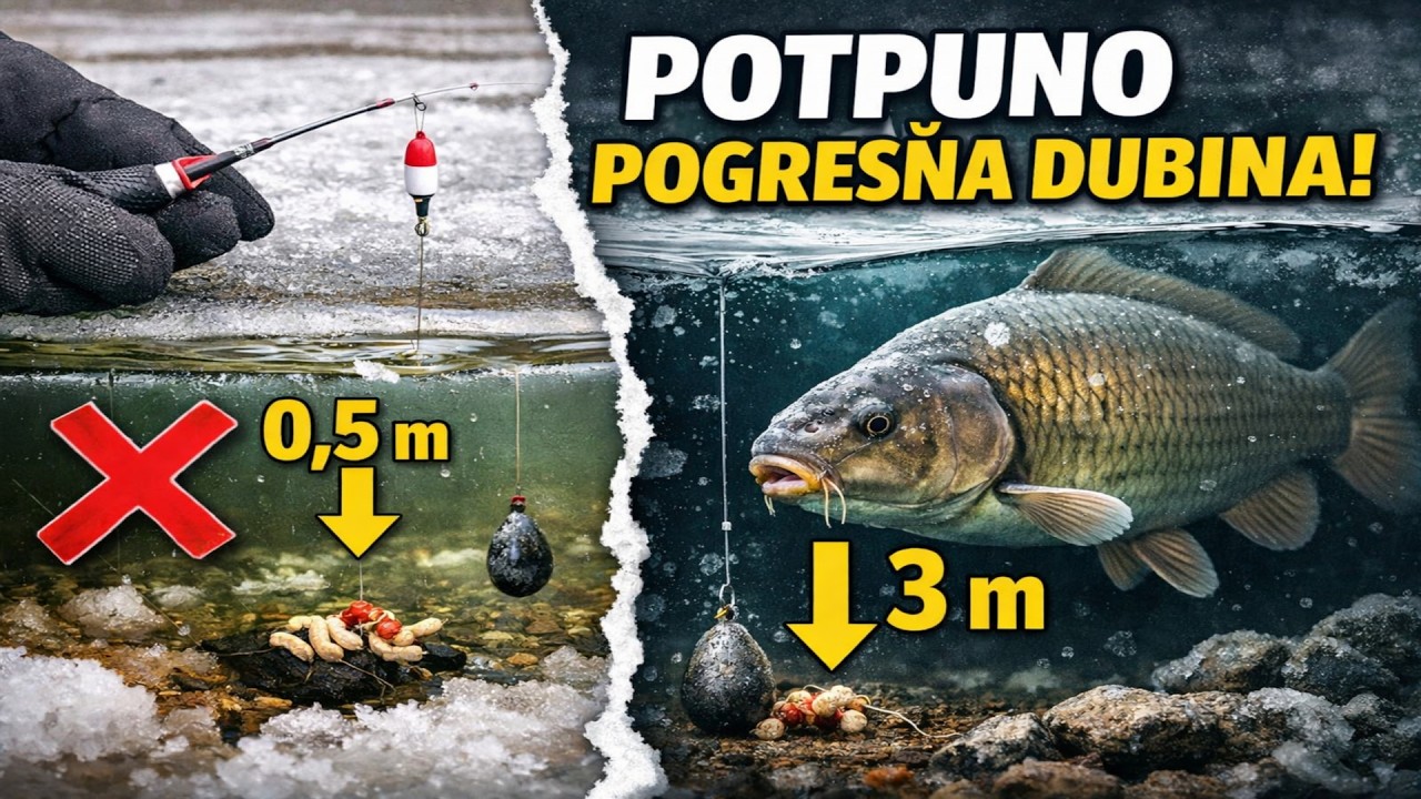 Greška koju 90% ribolovaca pravi zimi (nije mamac!)