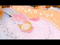 🎨 studio vlog ep. 16: traditional art, creating new sticker sheets, sticker expectations vs reality