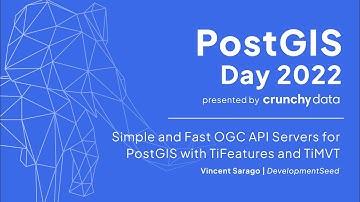 Simple and Fast OGC API Servers for PostGIS with TiFeatures and TiMVT