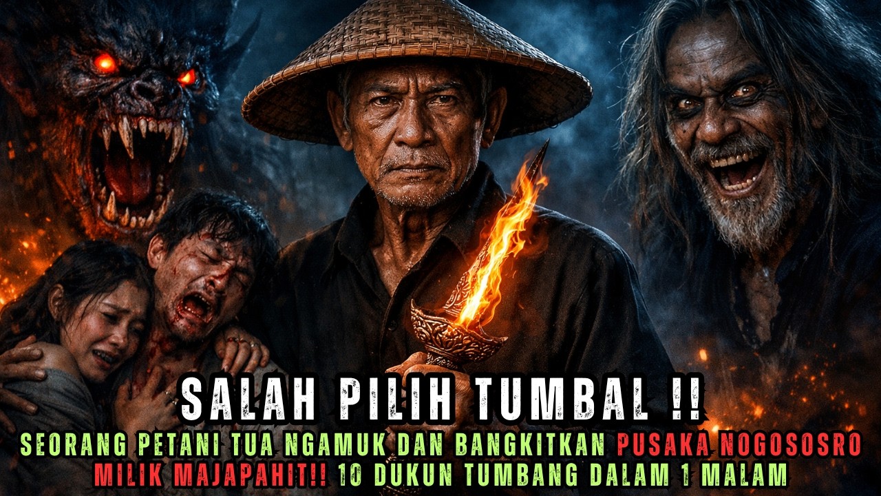 Petani yang Diremehkan Itu Ternyata Pewaris Keris Nogososro, 10 Dukun Tumbang dalam 1 Malam!!