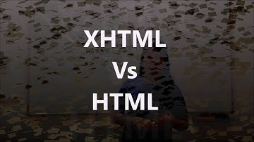XHTML Vs HTML