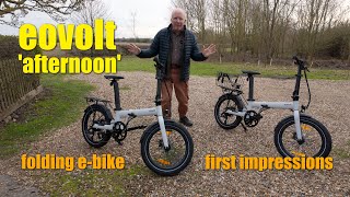 EOVolt 'Afternoon' 20in folding ebike  First impressions