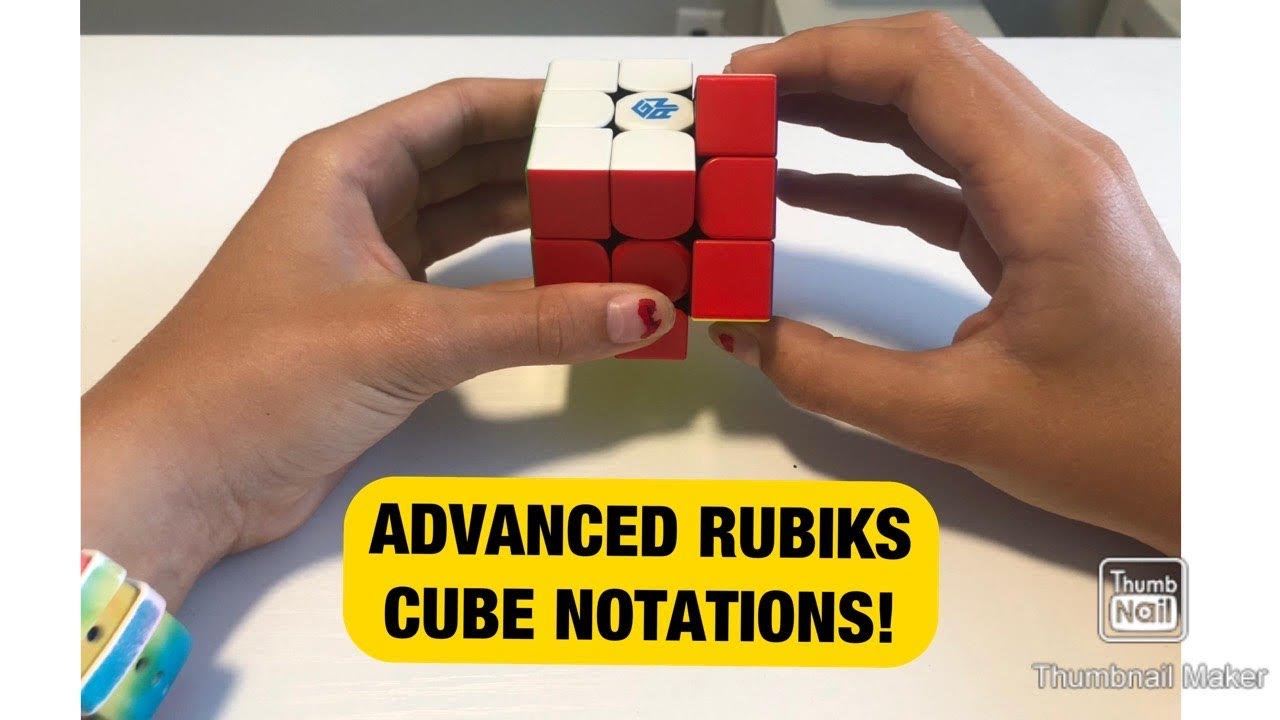 All Advanced Rubiks Cube Notations And Rotations Youtube