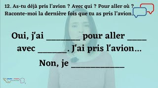 🤔¿Puedes responder estas preguntas en francés? | Expresión oral en francés | DELF B1🗣️