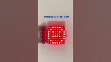 Display Your Name With Arduino | MAX7219LED Matrix Display #shorts #arduino #diy #programming