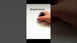 Beaded pencil keychain 📝#beading #keychain #shorts |Let's Bead|