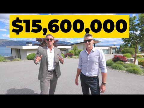 Video: Massive Kelowna House näkymät fantastinen maisema