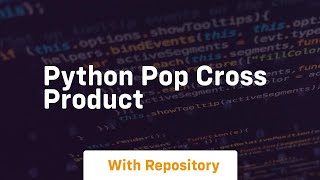 Celebrity Python pop cross product Profile