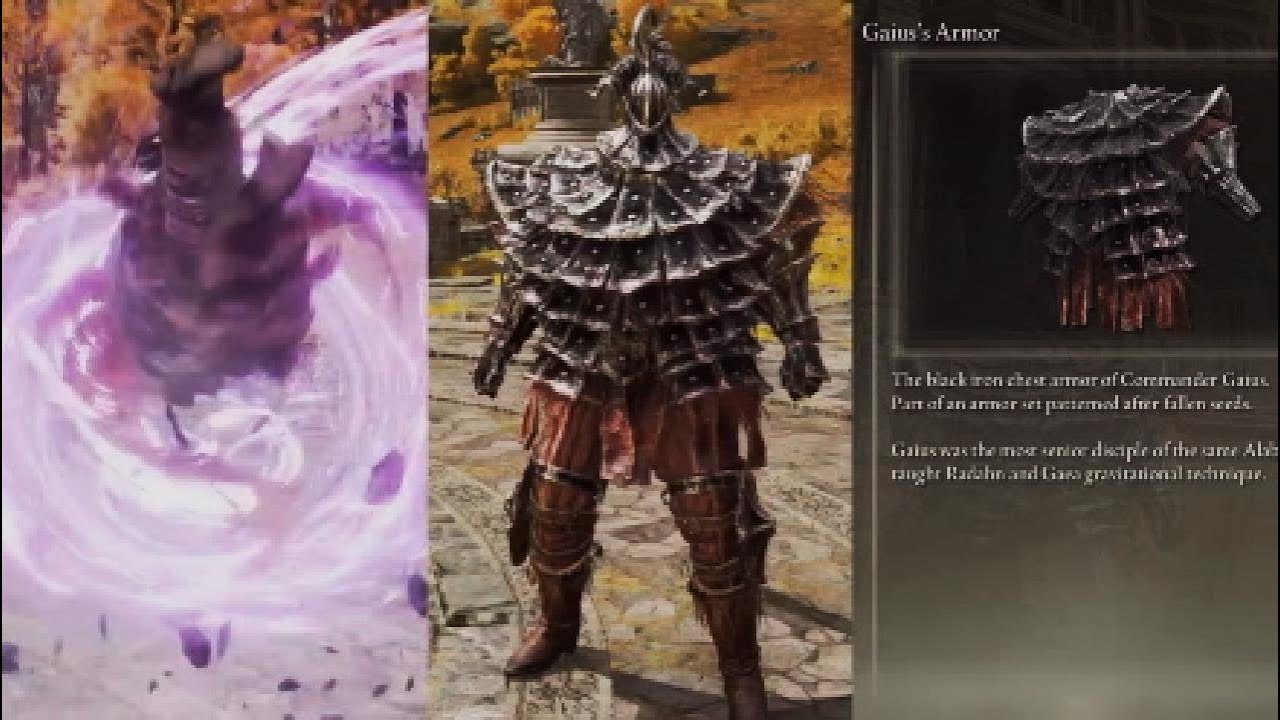 Elden Ring DLC Gaius's Full Armor Set Fashion Souls Showcase Most