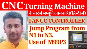 Use of M99P3 ! Jump program from N1 to N3 ! use of M99 code !