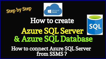 How to Create Azure SQL Server step by step | Azure SQL Database | Sarnendu De Academy