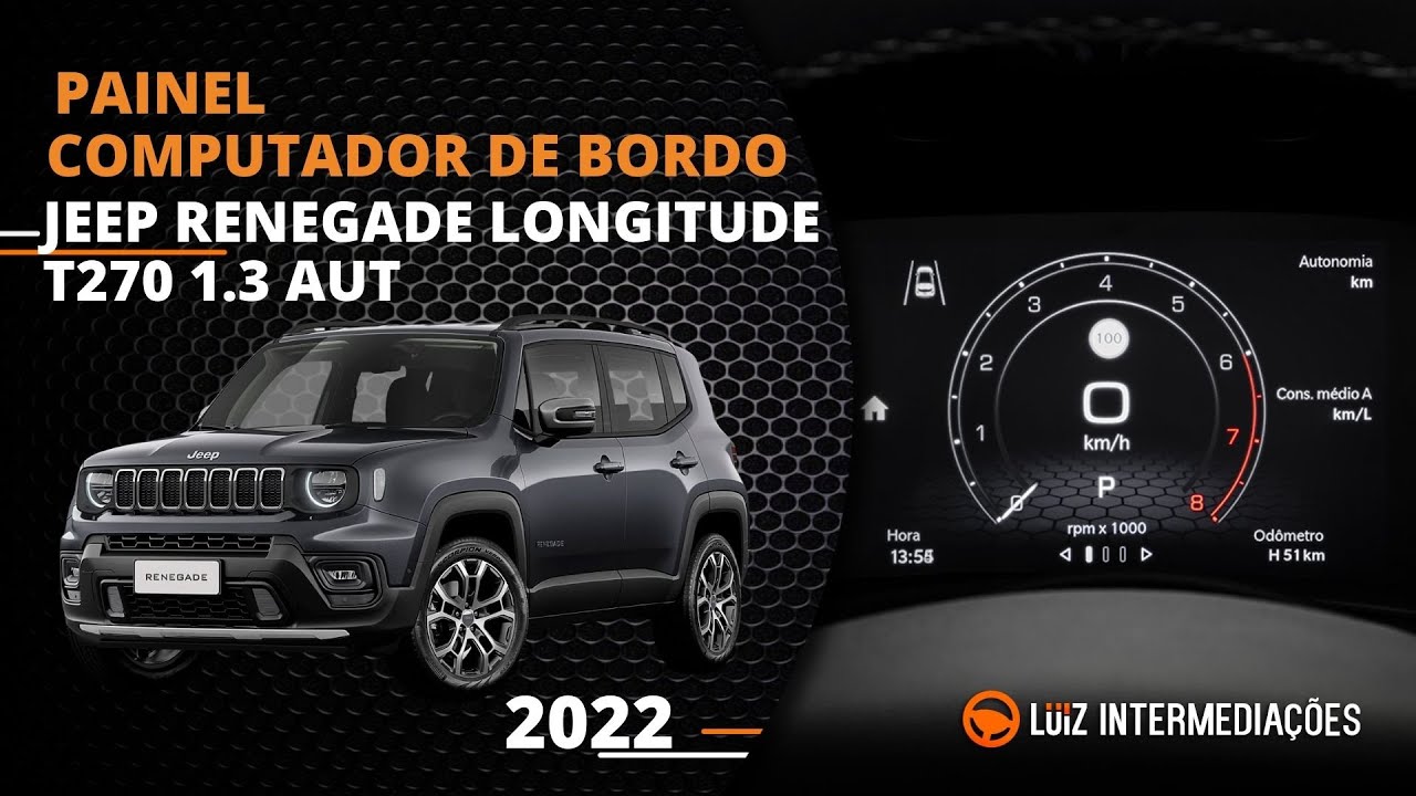 Painel Computador De Bordo JEEP RENEGADE LONGITUDE T270 1 3 AUT painel-computador-de-bordo-jeep-renegade-longitude-t270-1-3-aut