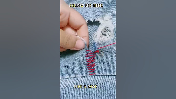 Easy DIY Projects | Home made DIY | How to fix ripped jeans #Shorts