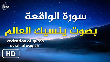 صوت ينسيك العالم !! تلاوة فريدة من نوعها, سورة الواقعة للقارئ أحمد النفيس I quran surah al waqiah