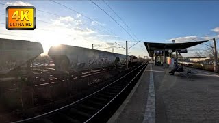 Railway Encounter: Capturing Trains Passing from Both Directions