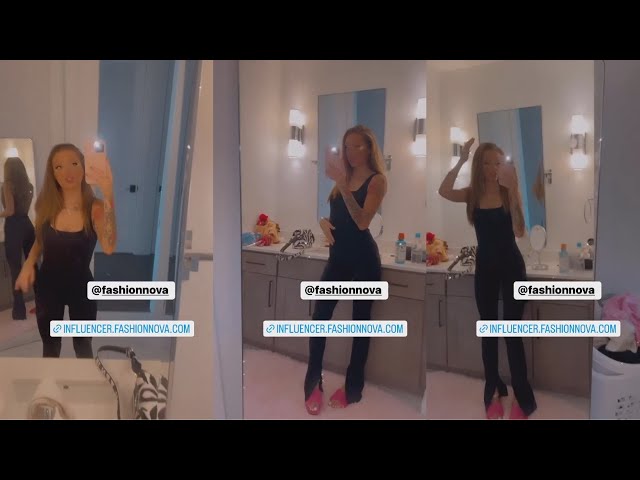 Woah Vicky Advertises Fashion Nova Outfit