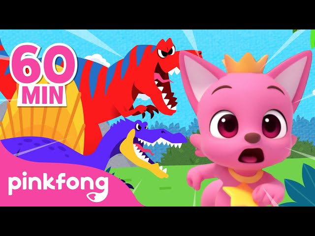 Ankylosaurus and Tyrannosaurus Rex! | Pinkfong Dinosaurs Songs | Kids Songs | Pinkfong Baby Shark class=